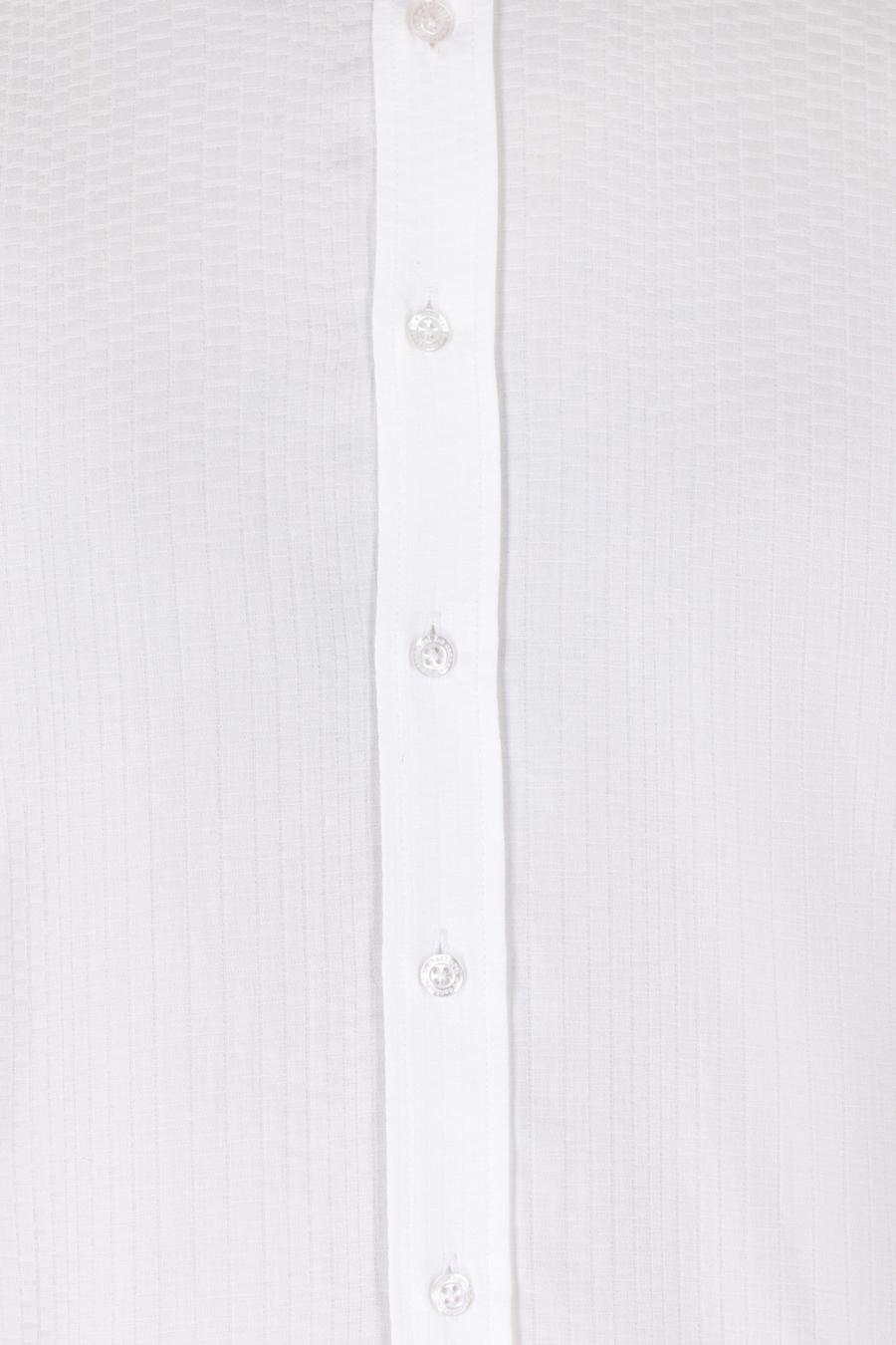 Beyaz Slim Fit Uzun Kollu Gömlek - 50233105024