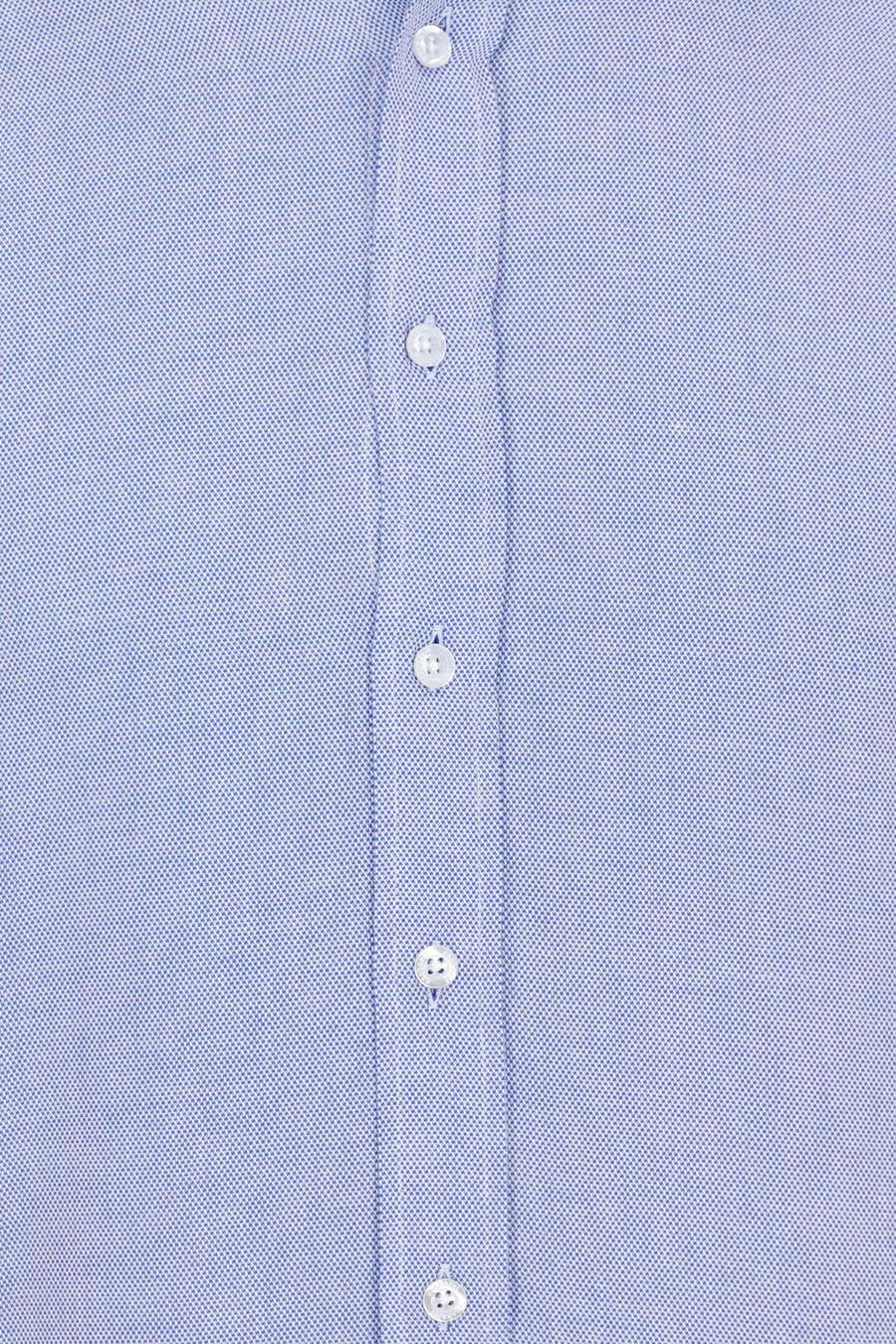 Açık Mavi Slim Fit Uzun Kollu Gömlek - 50233359022