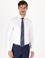 Beyaz Slim Fit Uzun Kollu Basic Gömlek