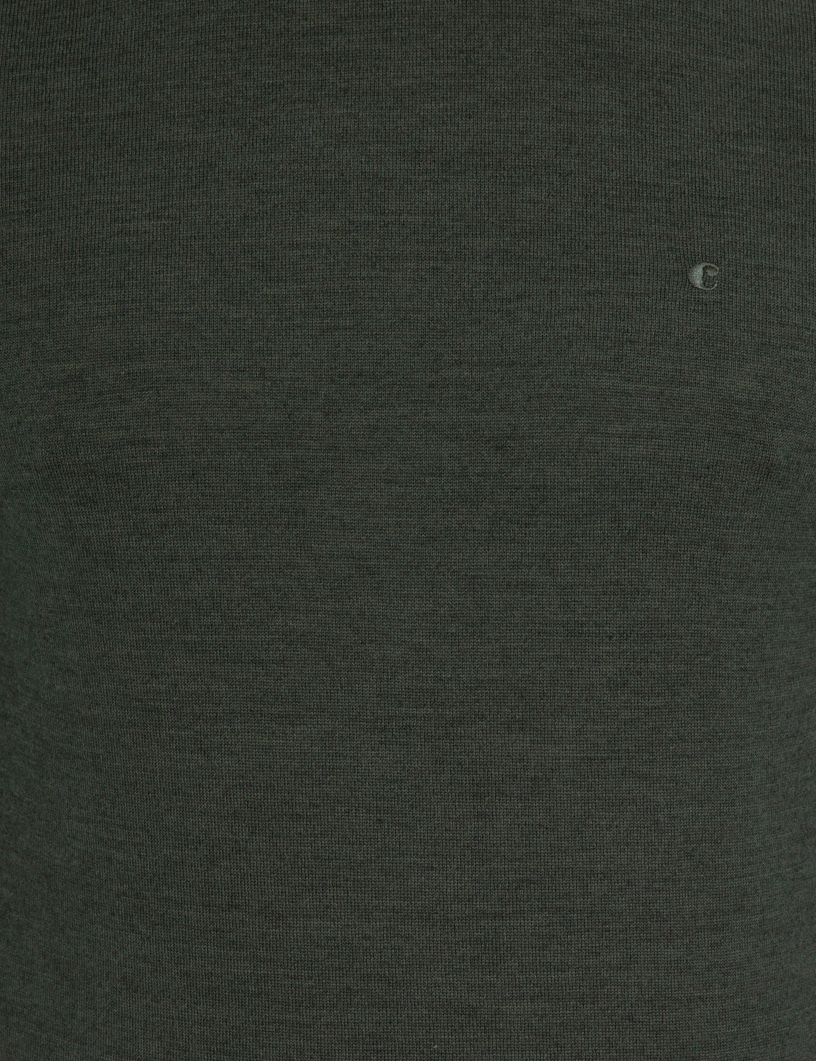Haki Slim Fit Yarım Balıkçı Basic Triko Kazak - 50237040067