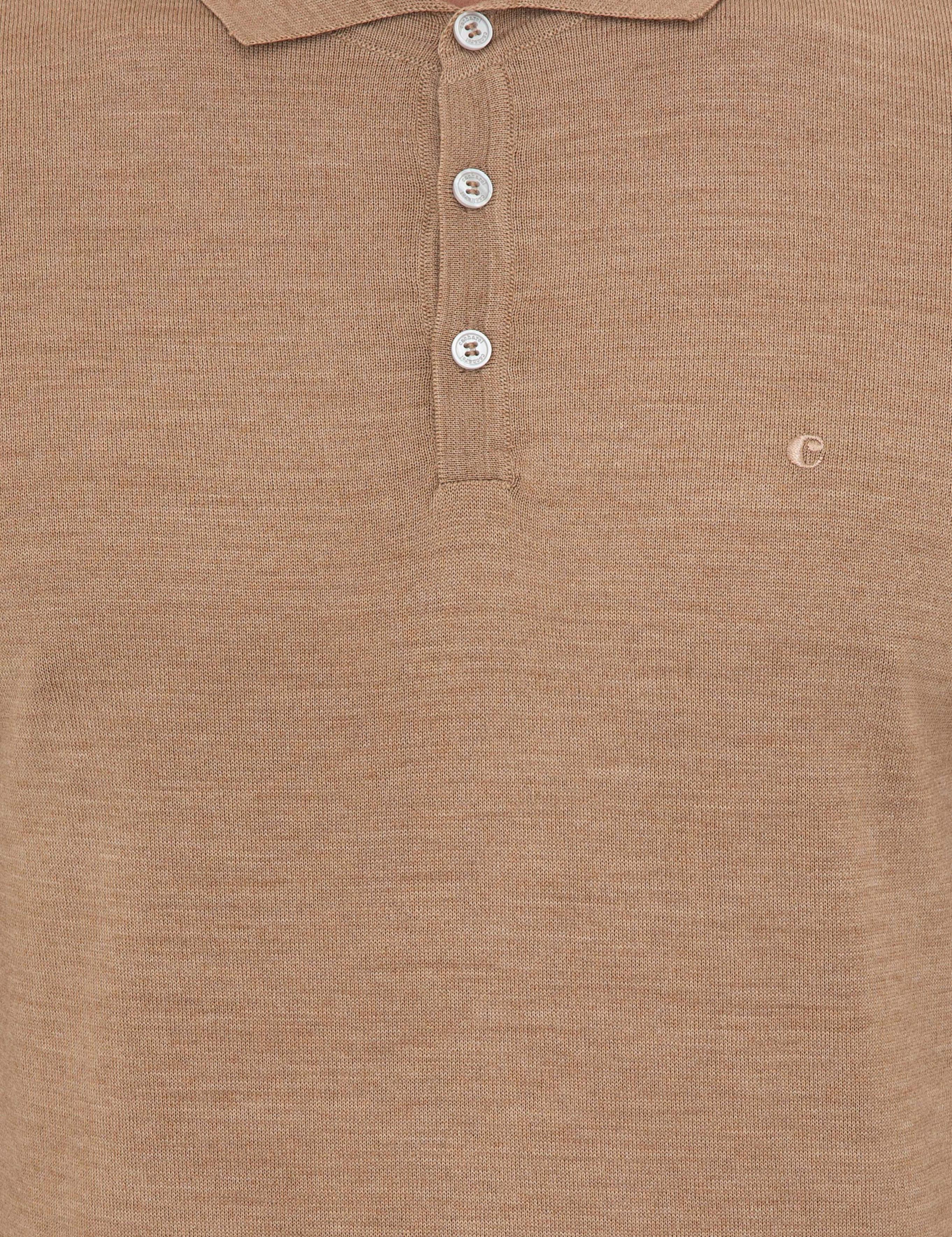 Camel Slim Fit Polo Yaka Basic Triko Kazak - 50237054076