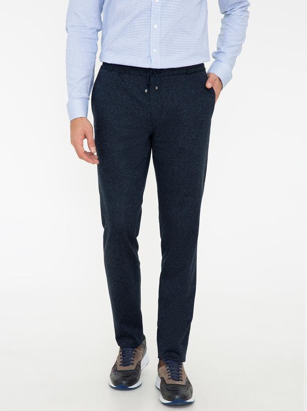 Lacivert Ex. Slim Fit Kumaş Pantolon
