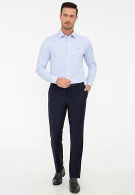 Lacivert Slim Fit Kumaş Pantolon