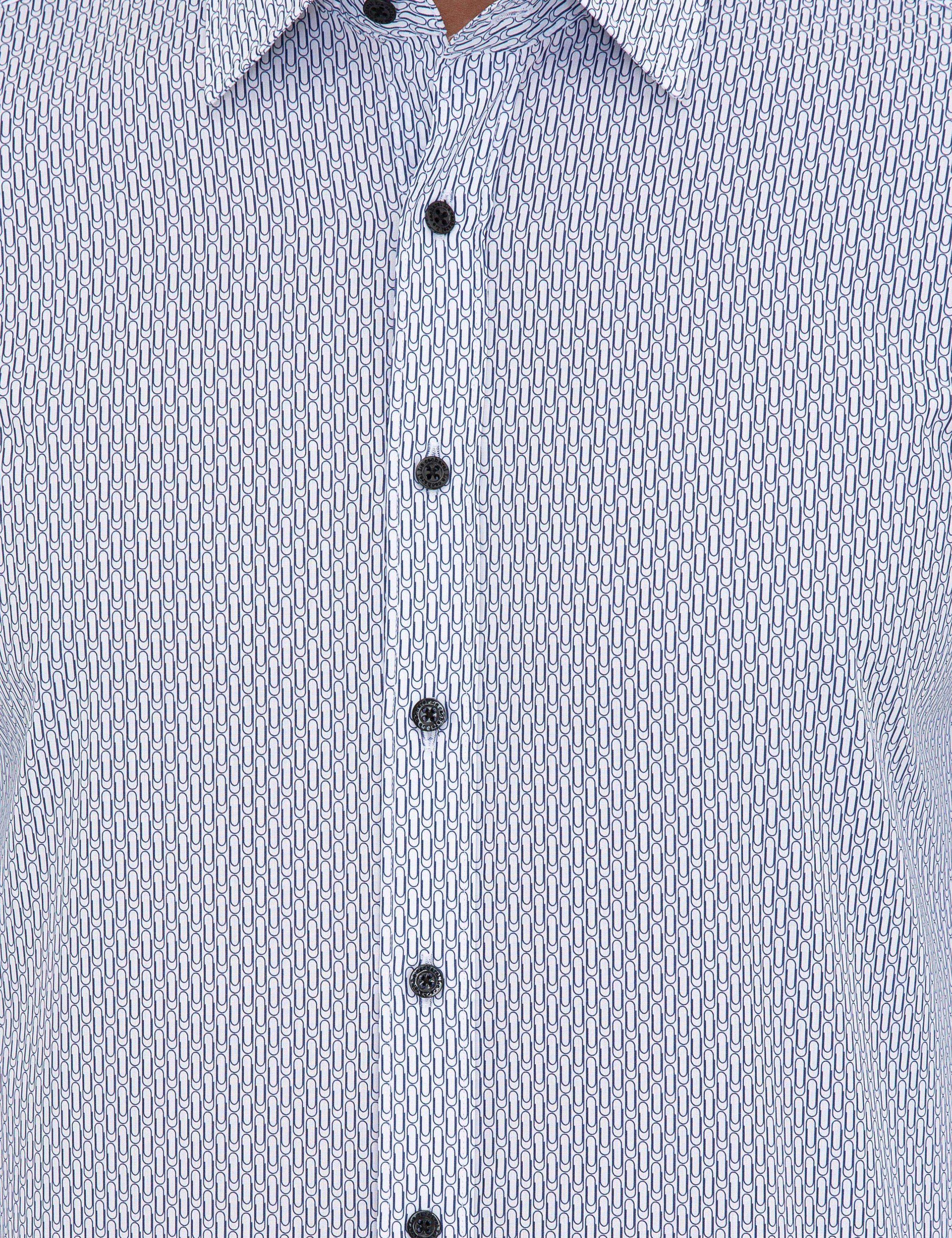 Lacivert Slim Fit Uzun Kollu Gömlek - 50238612022