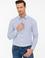 Lacivert Slim Fit Uzun Kollu Gömlek