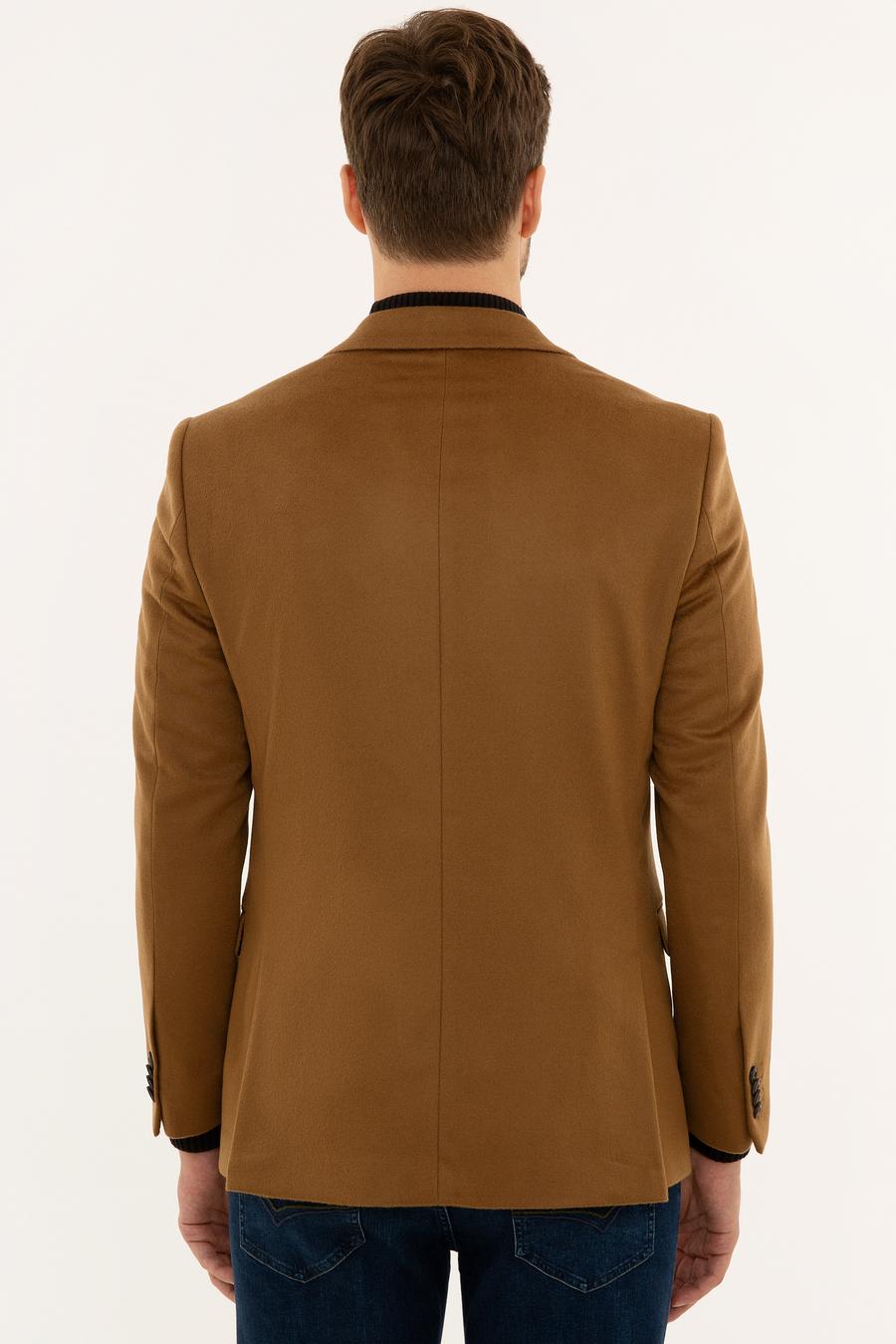 Camel Slim Fit Kaşmir Ceket - 50228444008