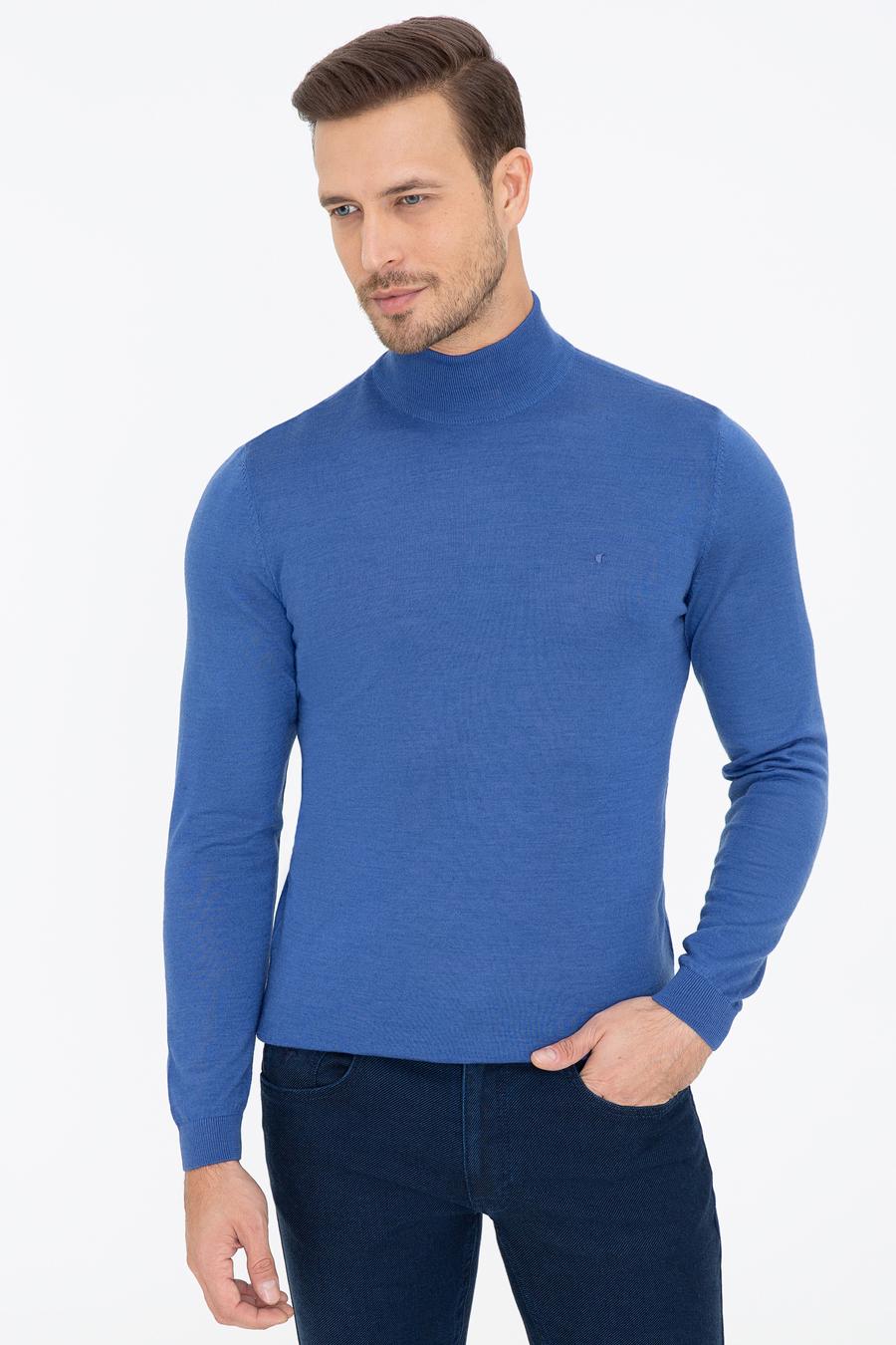 Mavi Regular Fit Yarım Balıkçı Basic Triko Kazak - 50237040218