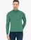 Açık Yeşil Slim Fit Yarım Balıkçı Basic Triko Kazak