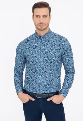 Saks Slim Fit Uzun Kollu Gömlek