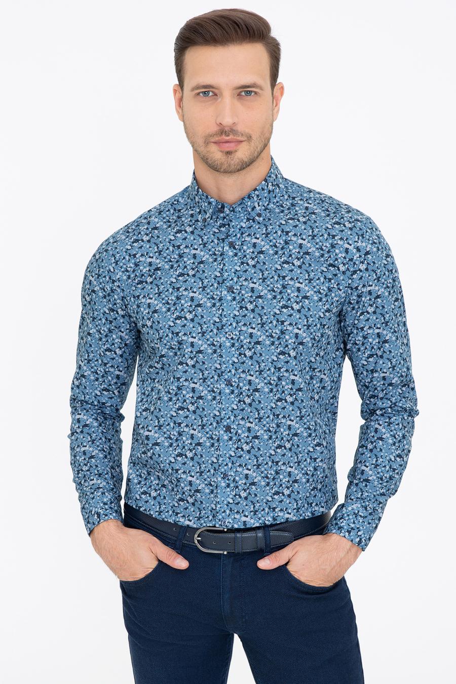 Saks Slim Fit Uzun Kollu Gömlek - 50239716028