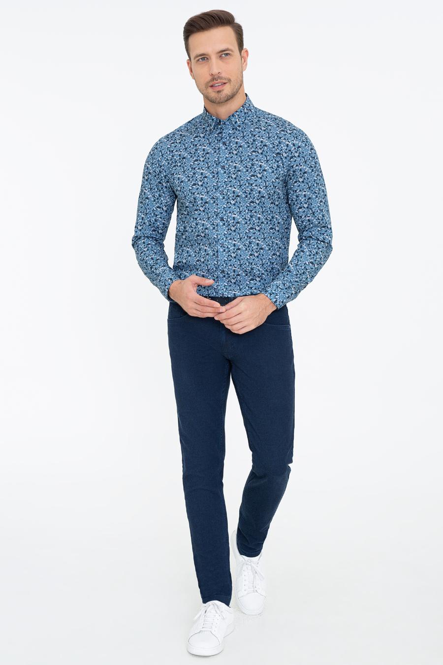 Saks Slim Fit Uzun Kollu Gömlek - 50239716028