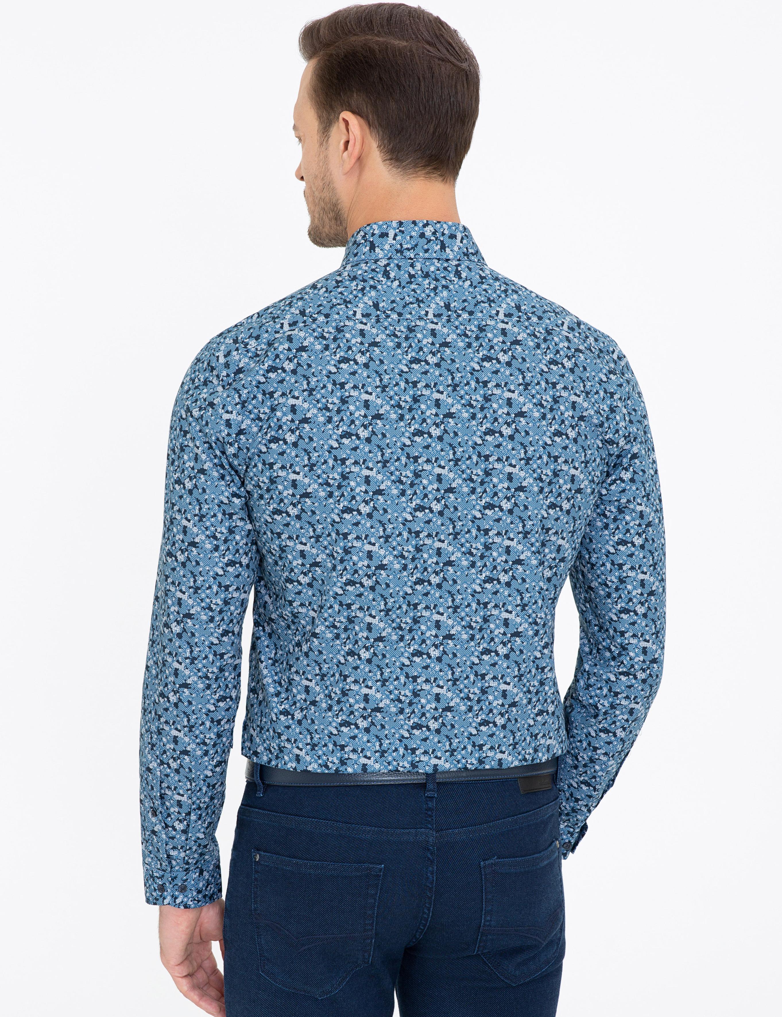 Saks Slim Fit Uzun Kollu Gömlek - 50239716028