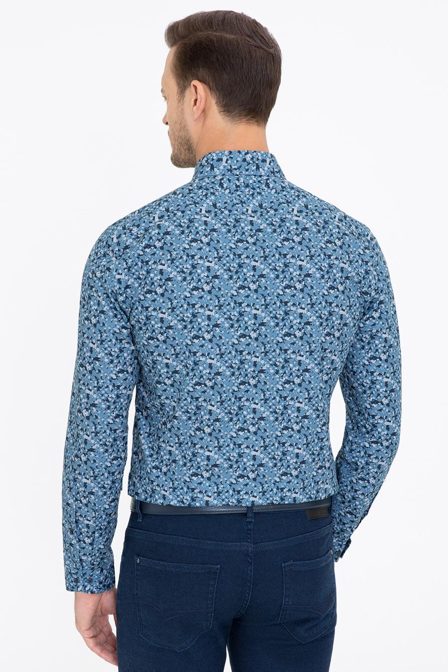 Saks Slim Fit Uzun Kollu Gömlek - 50239716028