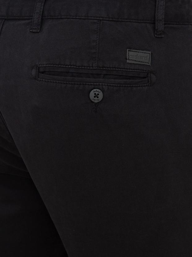 Antrasit Slim Fit Kanvas Pantolon