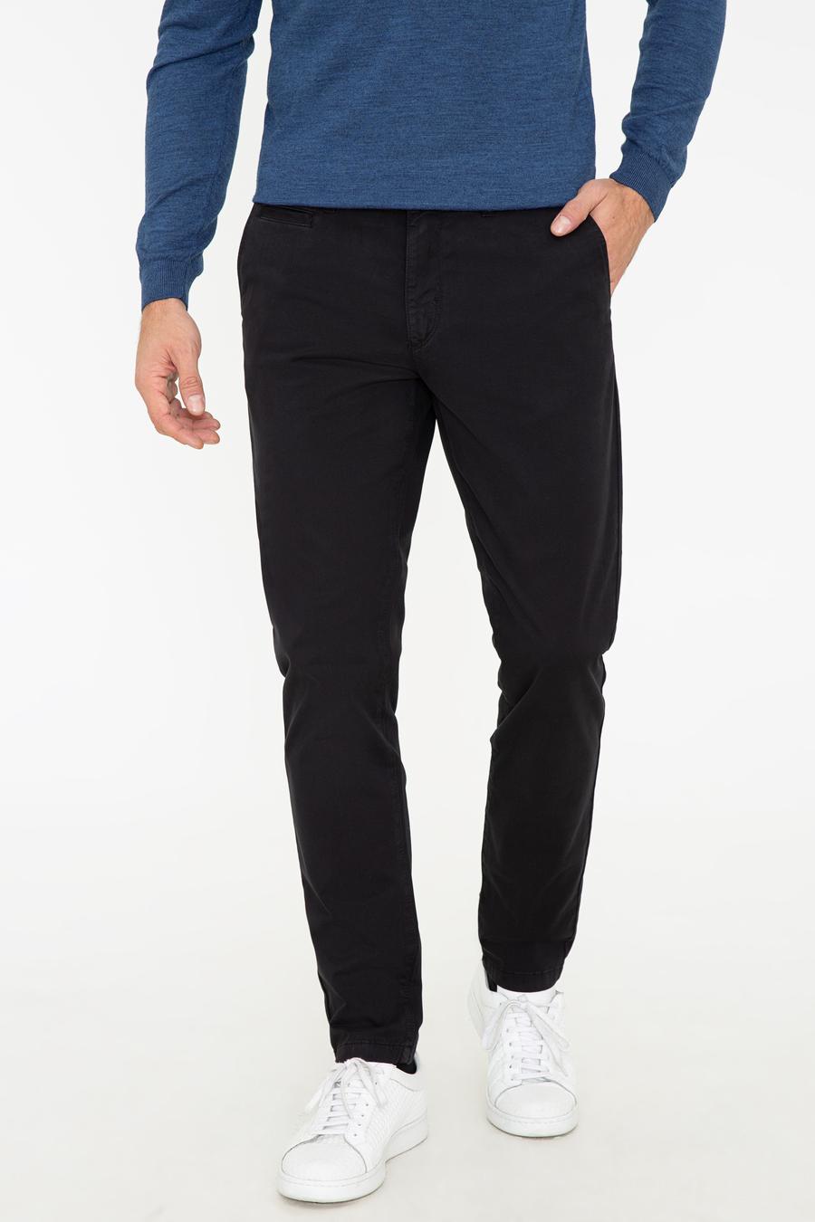 Antrasit Slim Fit Kanvas Pantolon - 50240505293