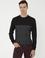 Siyah Slim Fit Bisiklet Yaka Triko Kazak
