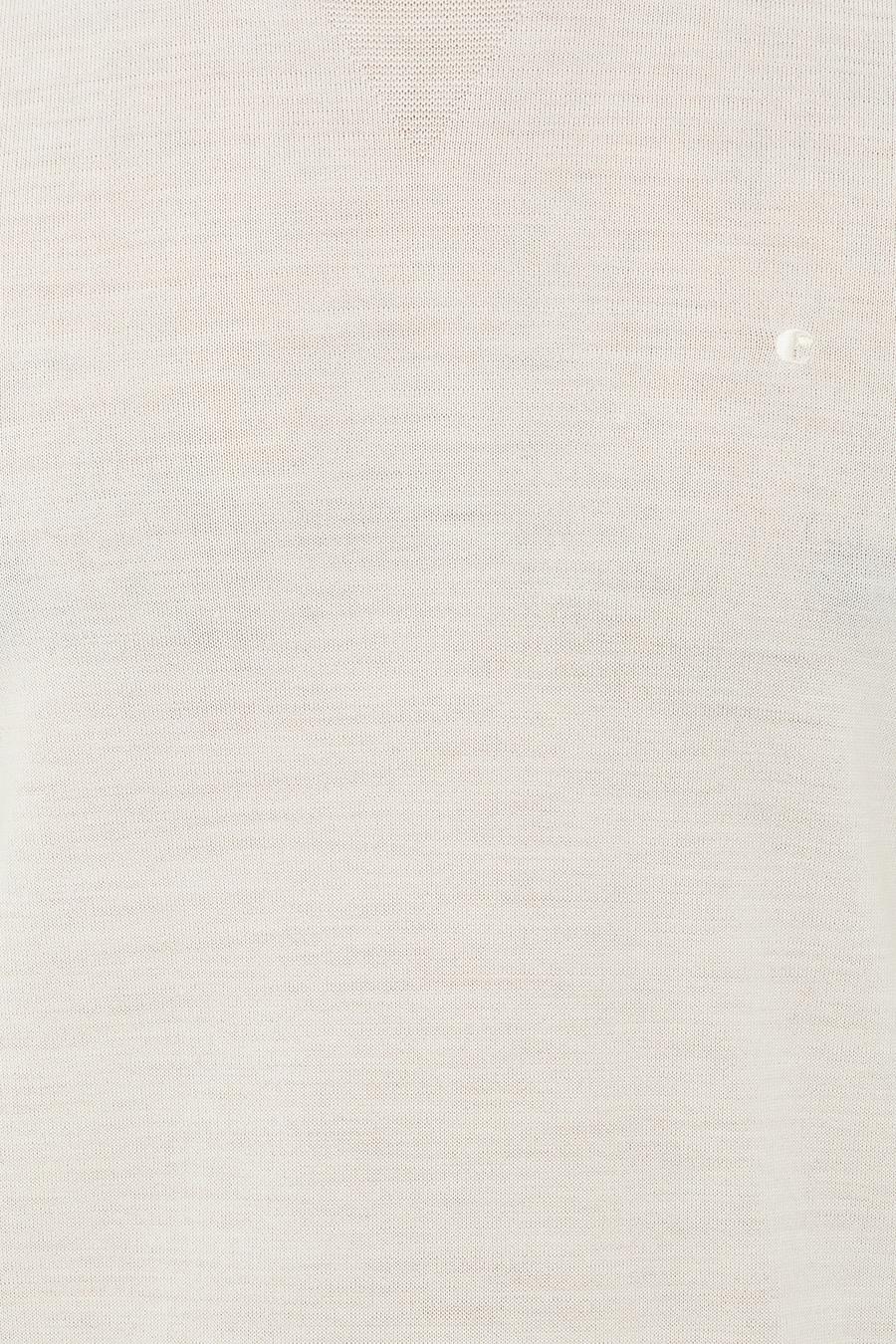 Ekru Regular Fit Bisiklet Yaka Triko Kazak - 50241730008