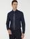 Lacivert Slim Fit Uzun Kollu Basic Gömlek