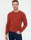 Kiremit Slim Fit Bisiklet Yaka Triko Kazak
