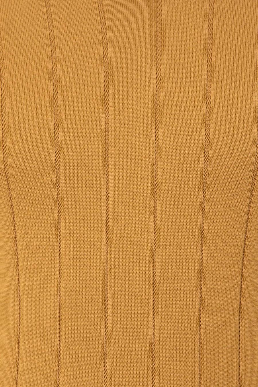 Hardal Slim Fit Bisiklet Yaka Triko Kazak - 50240208073