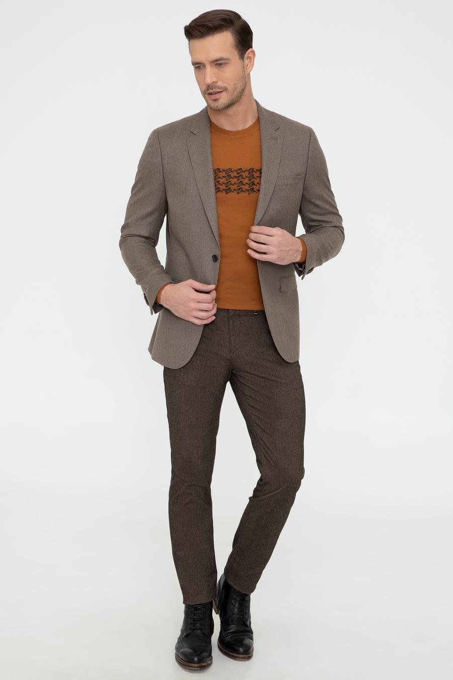 Camel Slim Fit Yün Ceket - 50242804212
