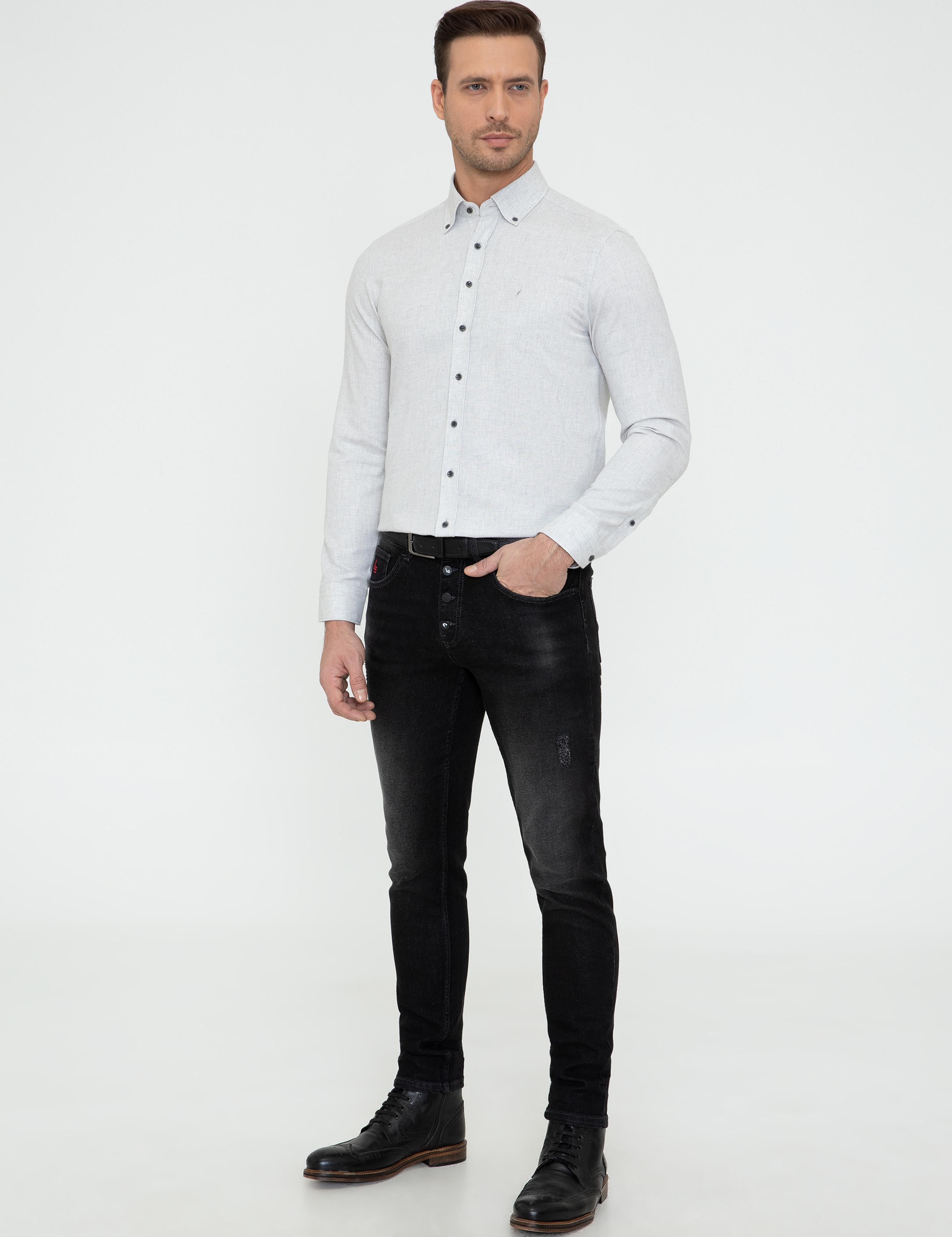 Taş Slim Fit Uzun Kollu Gömlek - 50242869236