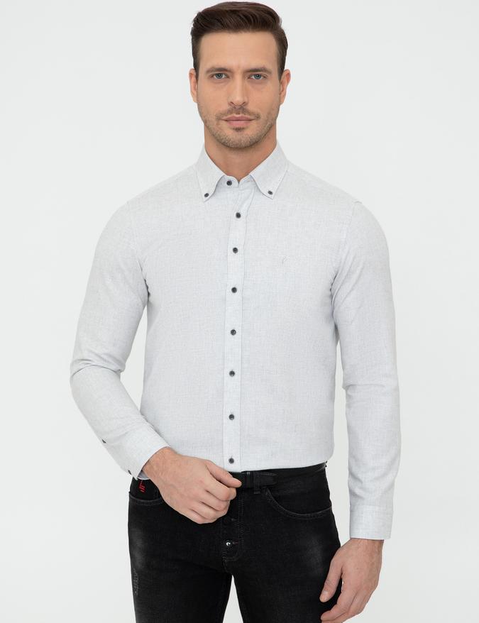 Taş Slim Fit Uzun Kollu Gömlek
