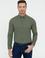 Koyu Yeşil Slim Fit Uzun Kollu Gömlek