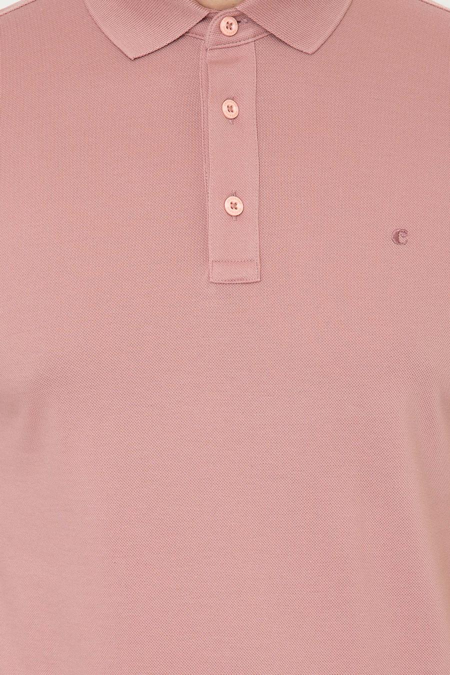 Pudra Polo Yaka Slim Fit Basic Merserize T-shirt - 50250172044