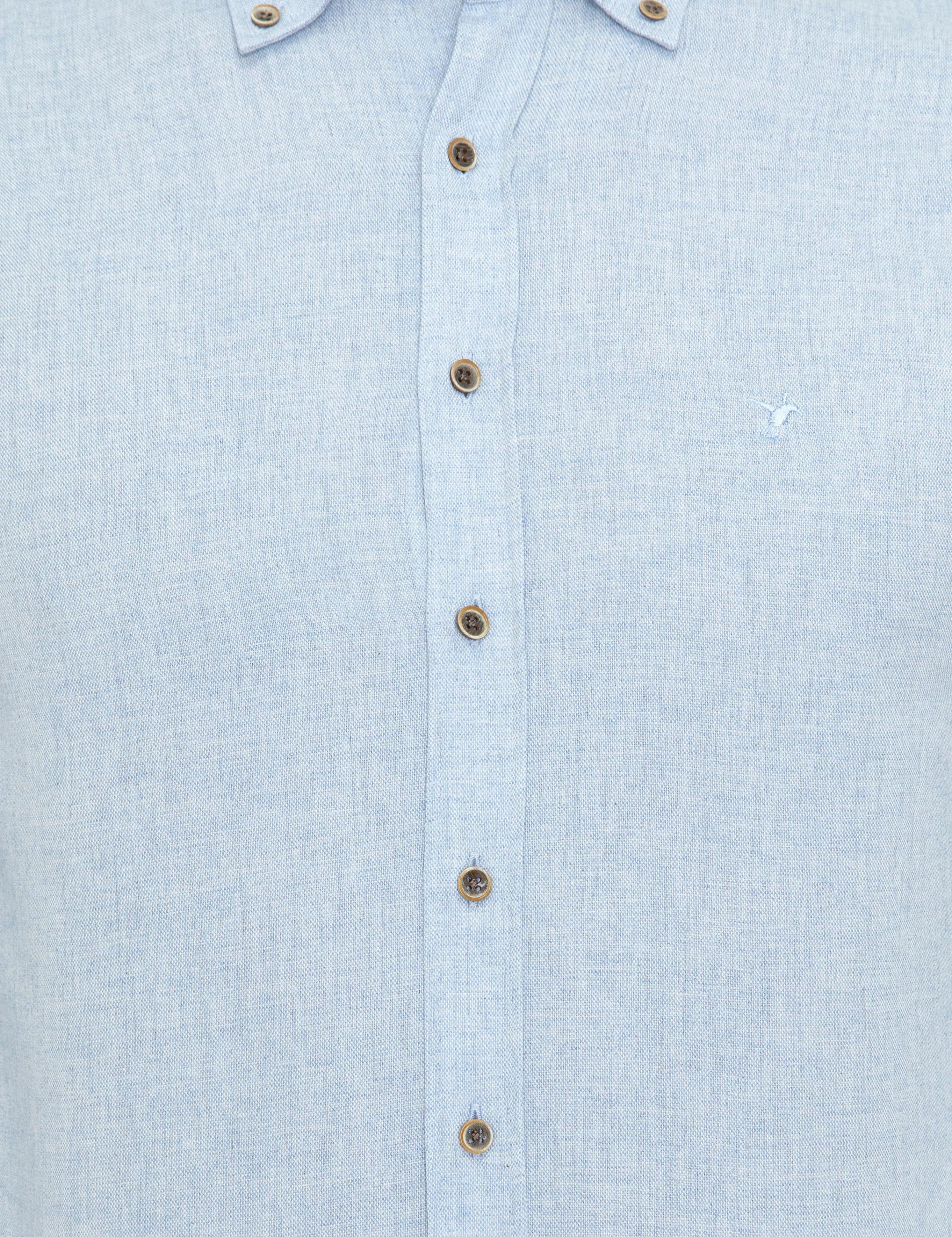Açık Mavi Slim Fit Uzun Kollu Gömlek - 50242869262