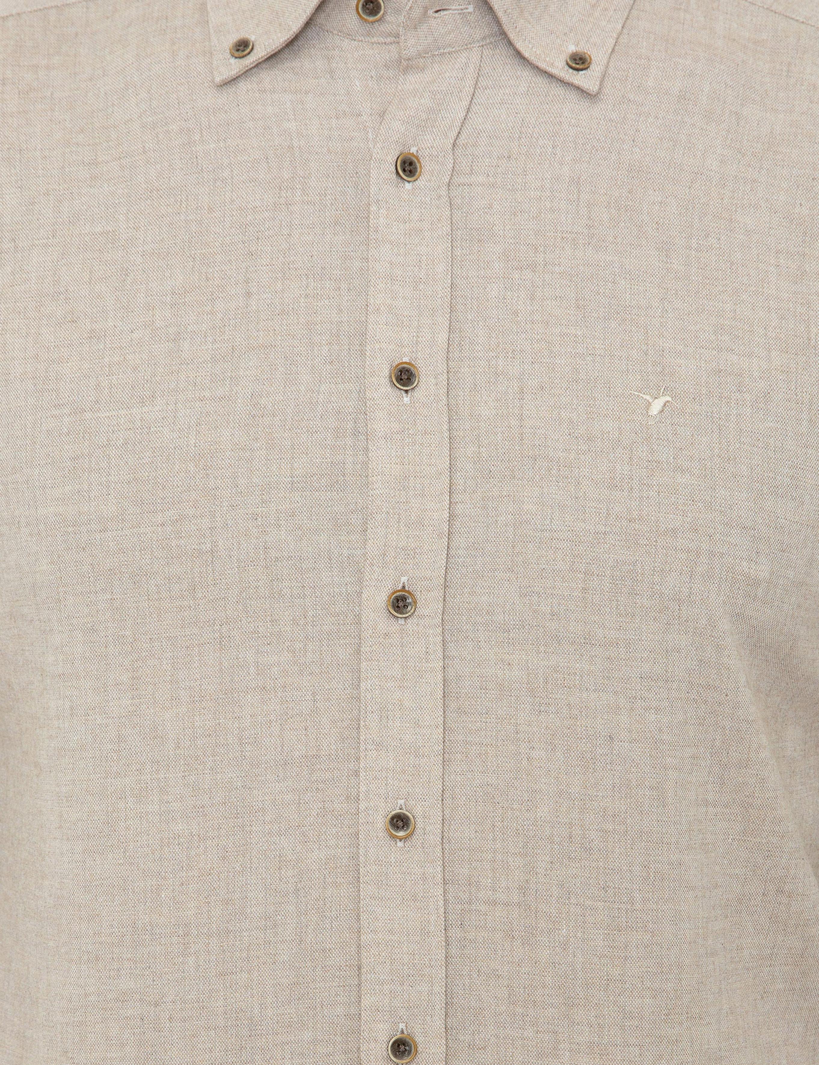 Bej Slim Fit Gömlek - 50242869145