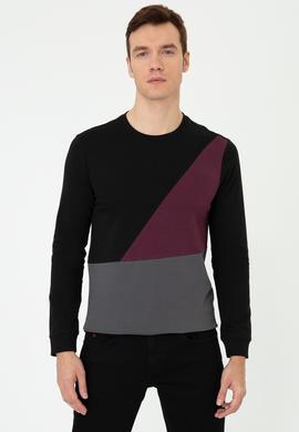 Siyah Slim Fit Sweatshirt