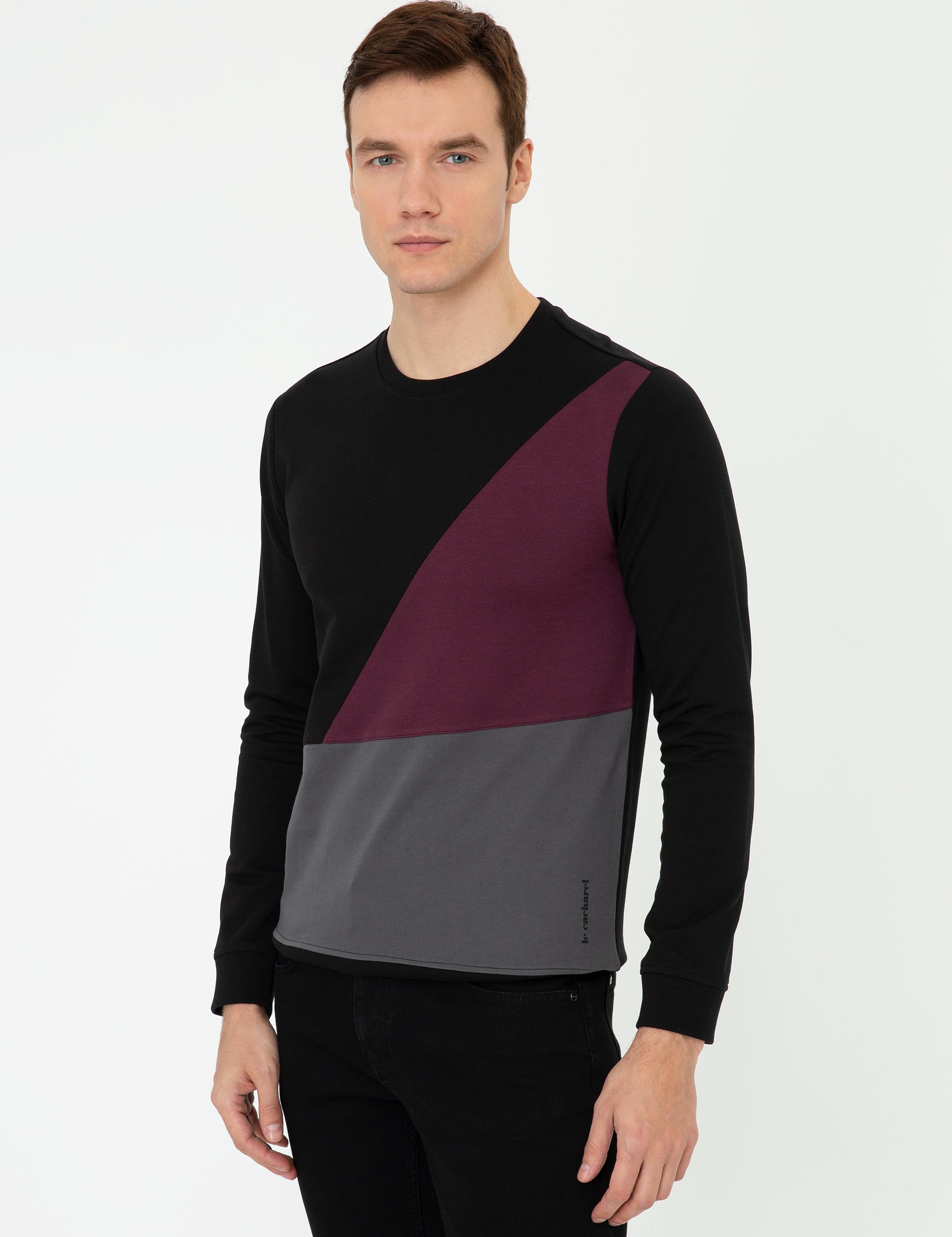 Siyah Slim Fit Sweatshirt - 50246000033