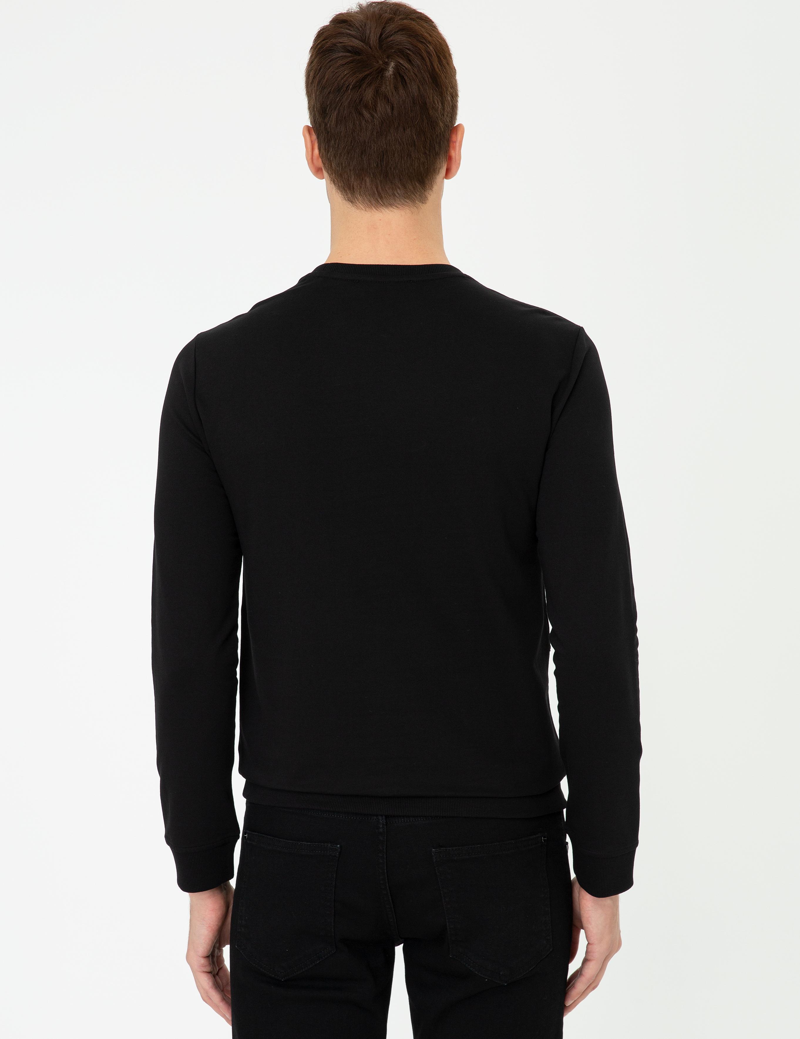Siyah Slim Fit Sweatshirt - 50246000033