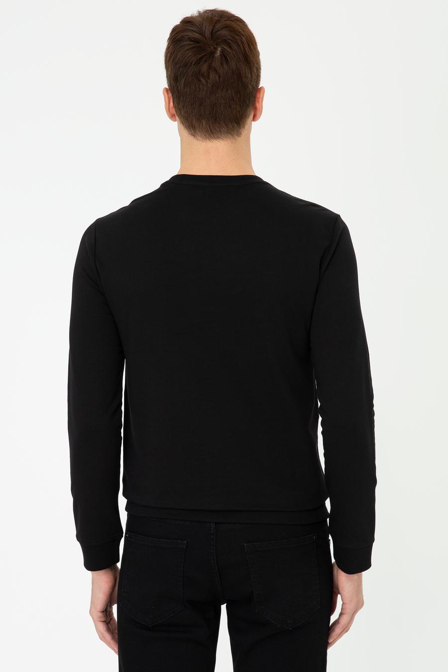 Siyah Slim Fit Sweatshirt - 50246000033