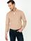Bej Slim Fit Uzun Kollu Gömlek