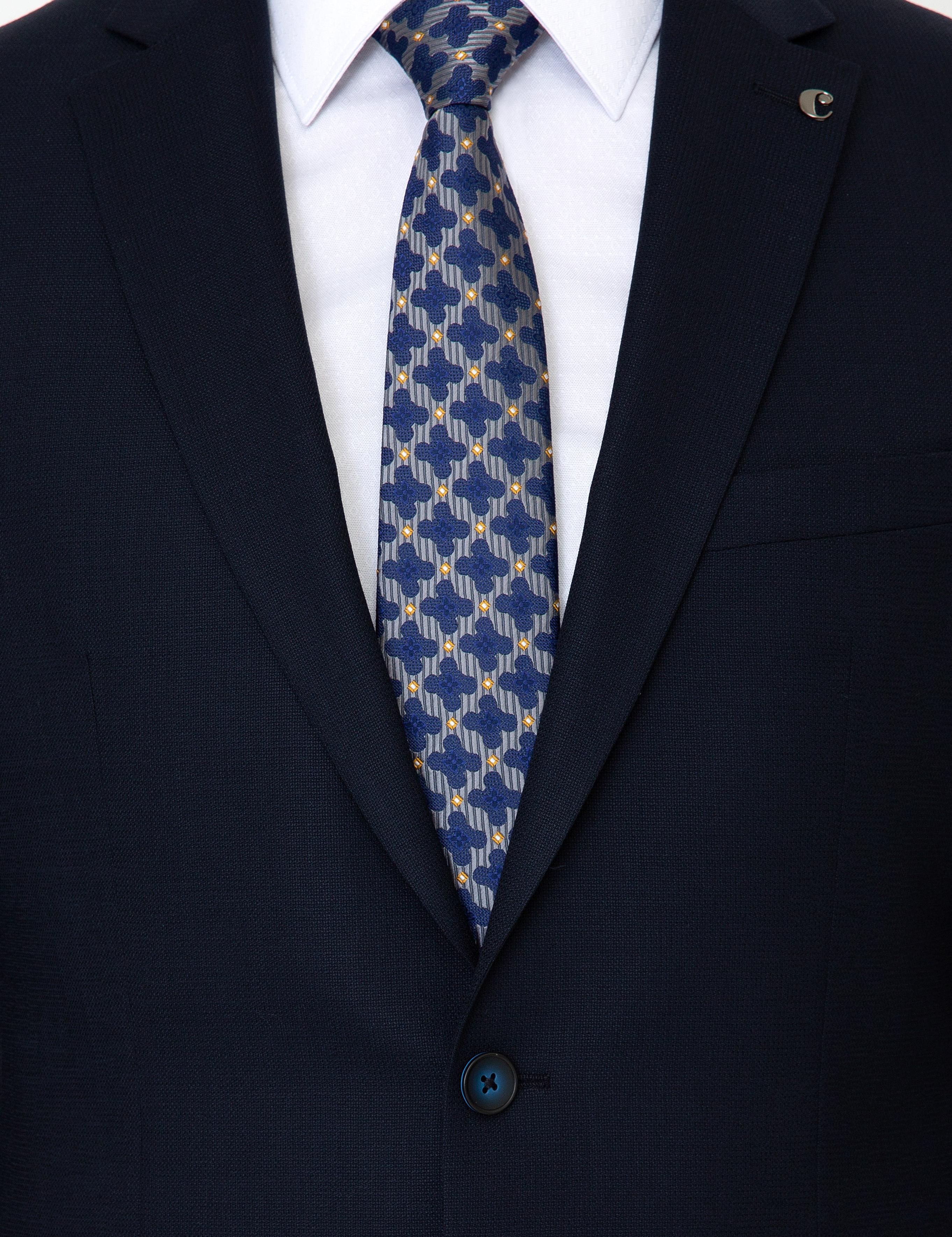 Lacivert Slim Fit Yün Ceket - 50250780083