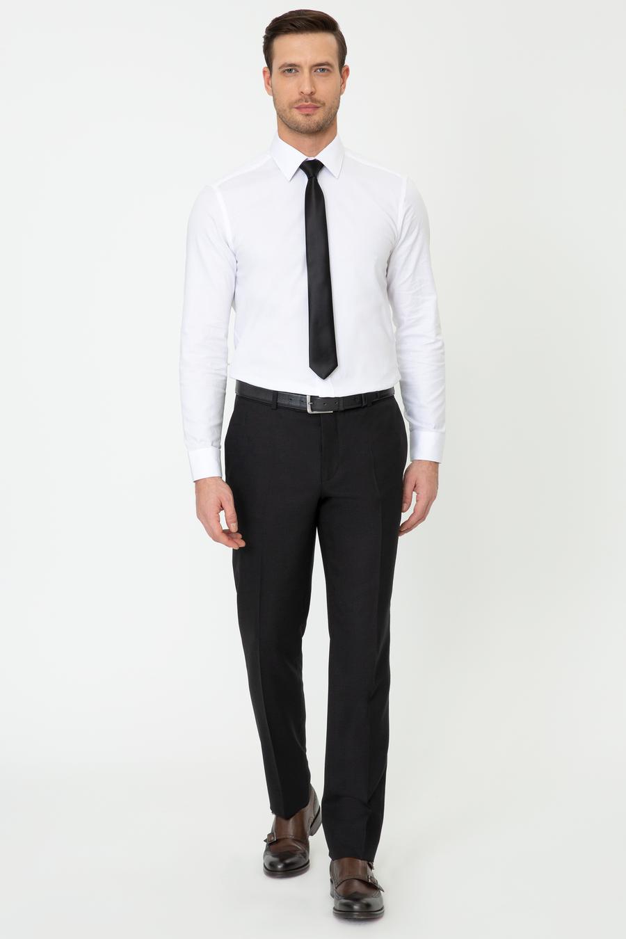 Siyah Slim Fit Kumaş Pantolon - 50250814017