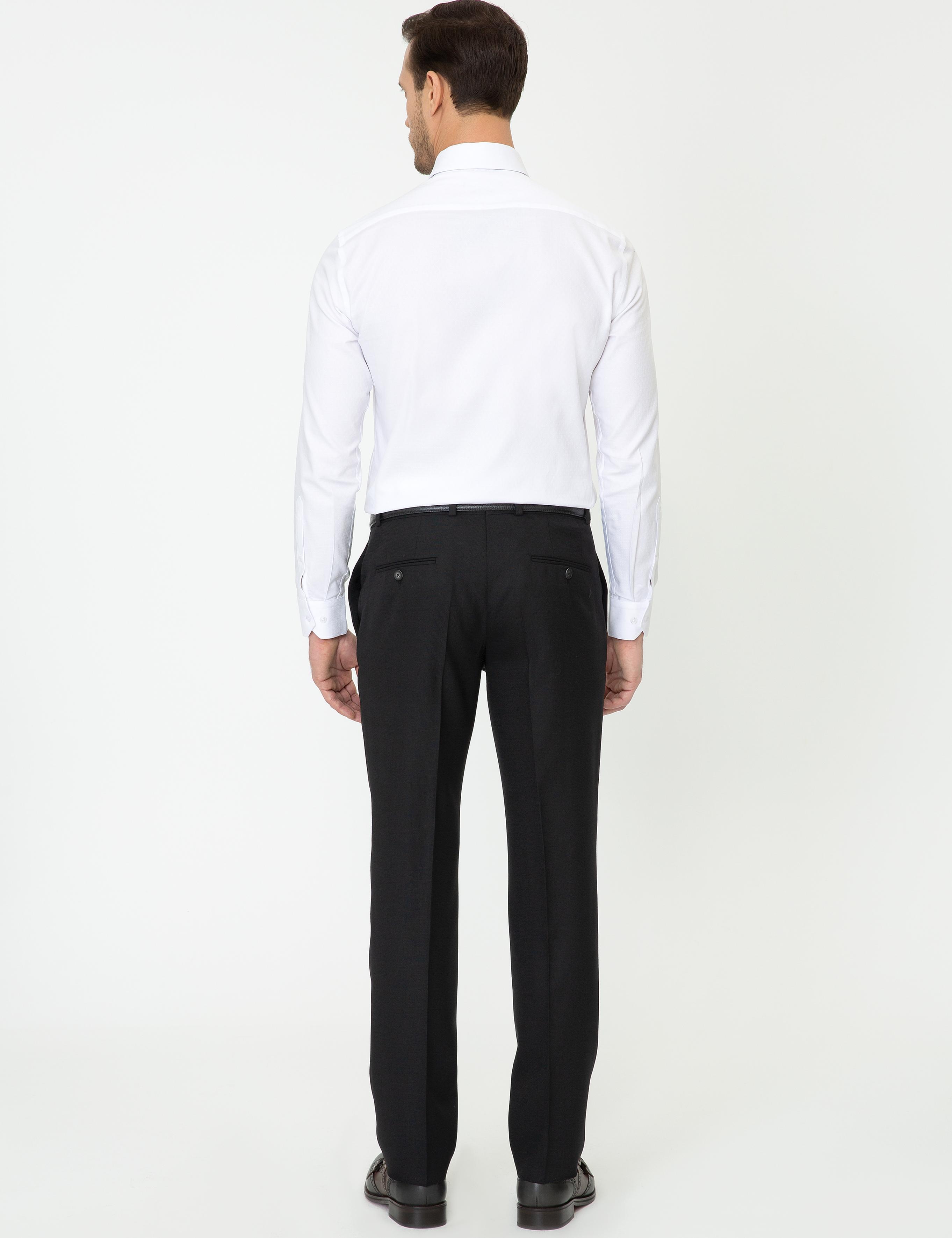 Siyah Slim Fit Kumaş Pantolon - 50250814017