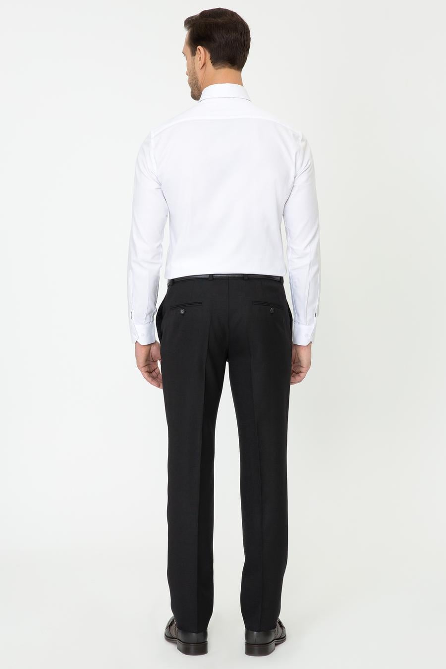 Siyah Slim Fit Kumaş Pantolon - 50250814017