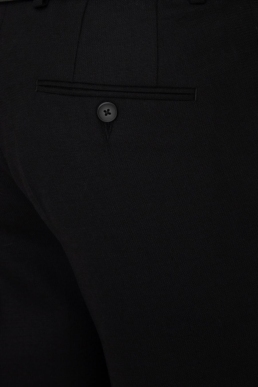 Siyah Slim Fit Kumaş Pantolon - 50250814017