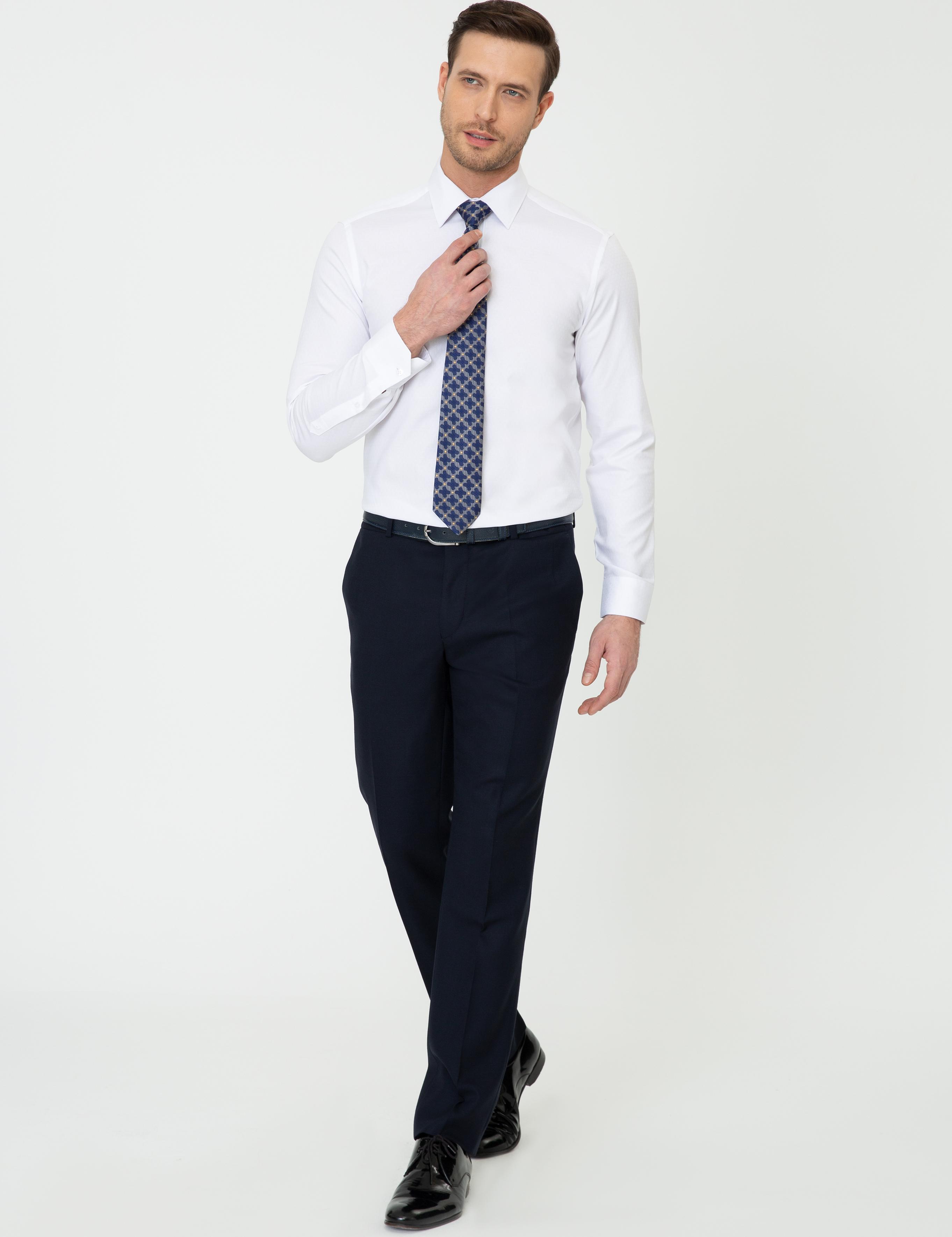 Lacivert Slim Fit Kumaş Pantolon - 50250814027