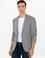 Gri Slim Fit Yün Ceket
