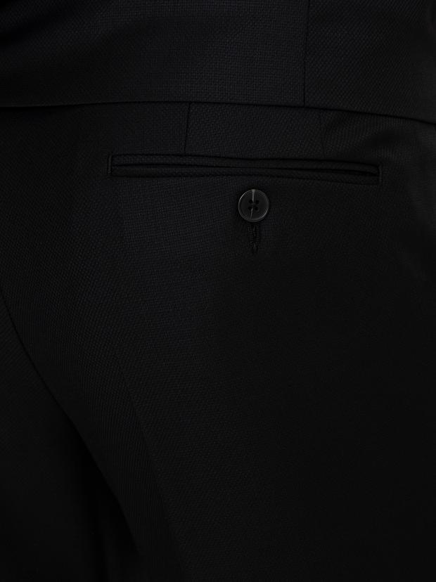 Siyah Ekstra Slim Fit Smokin Damatlık