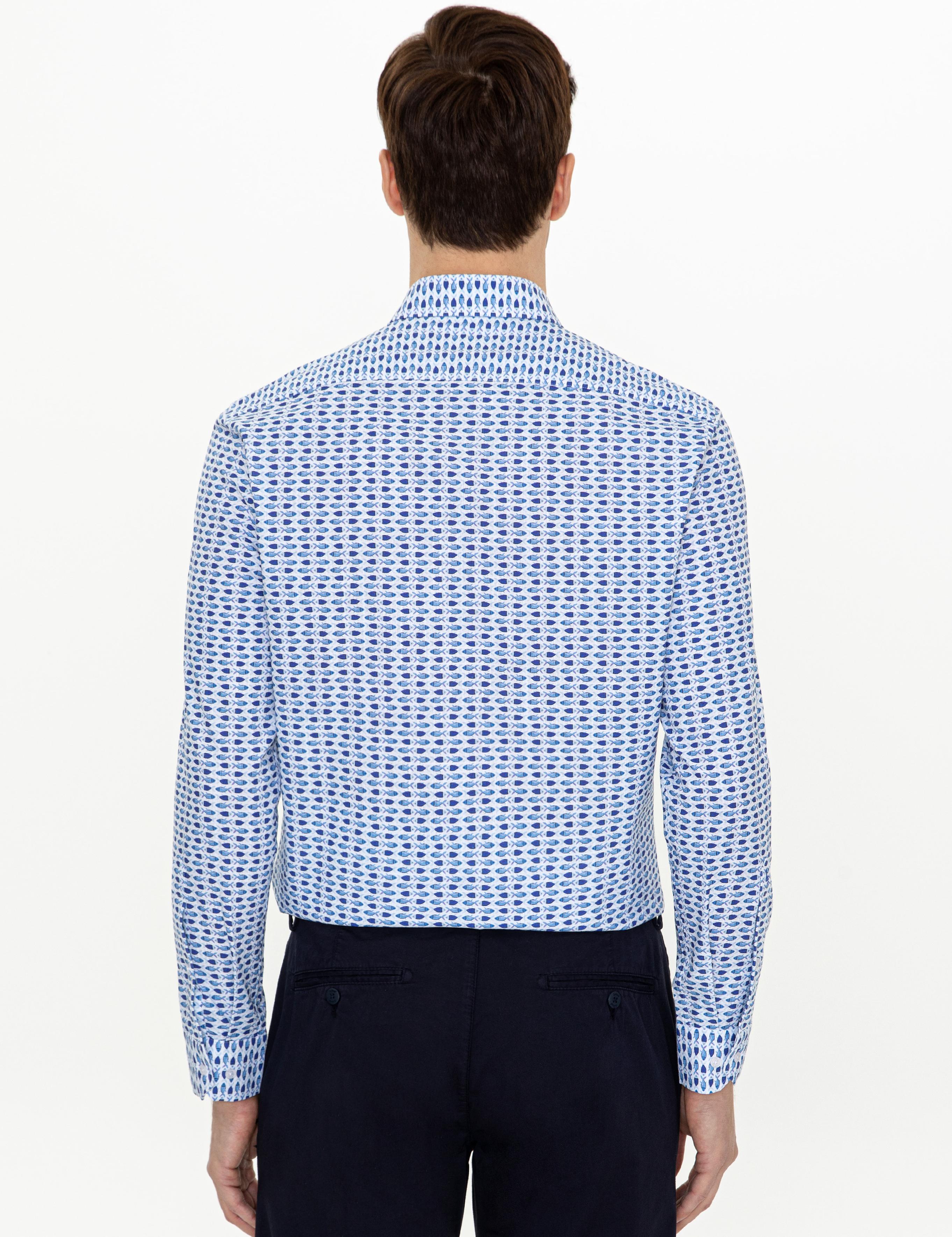 Saks Slim Fit Uzun Kollu Gömlek - 50247985026