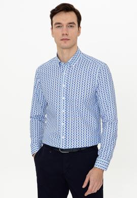 Saks Slim Fit Uzun Kollu Gömlek