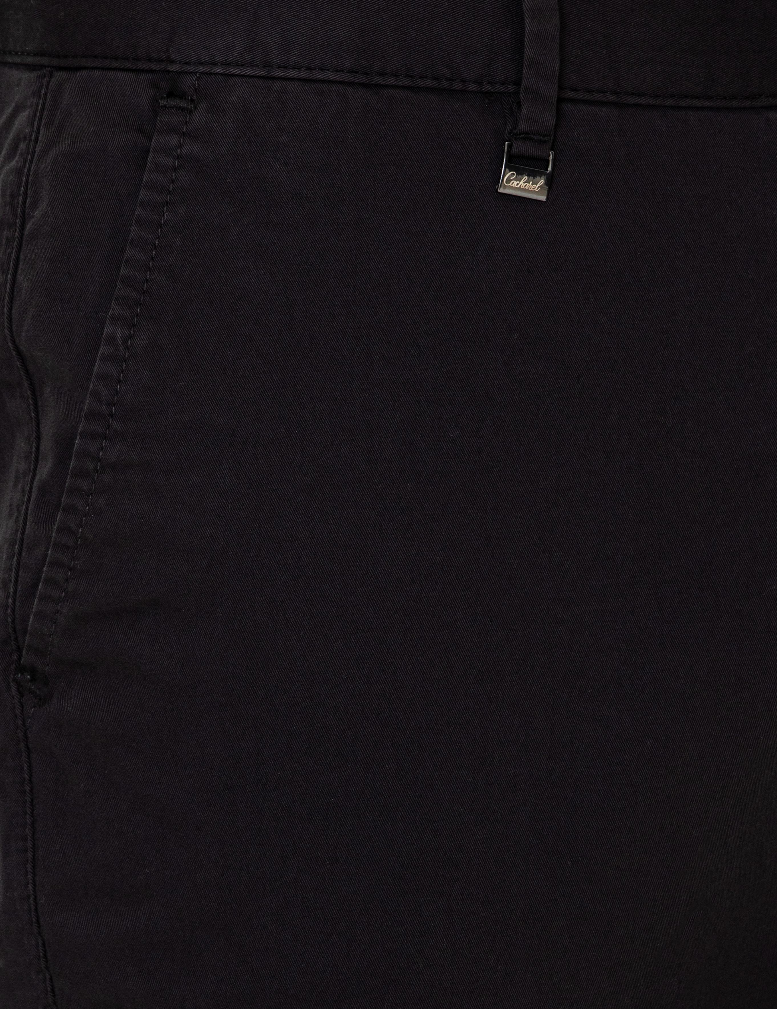 Siyah Slim Fit Kanvas Pantolon - 50248787008