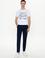 İndigo Slim Fit Kanvas Pantolon