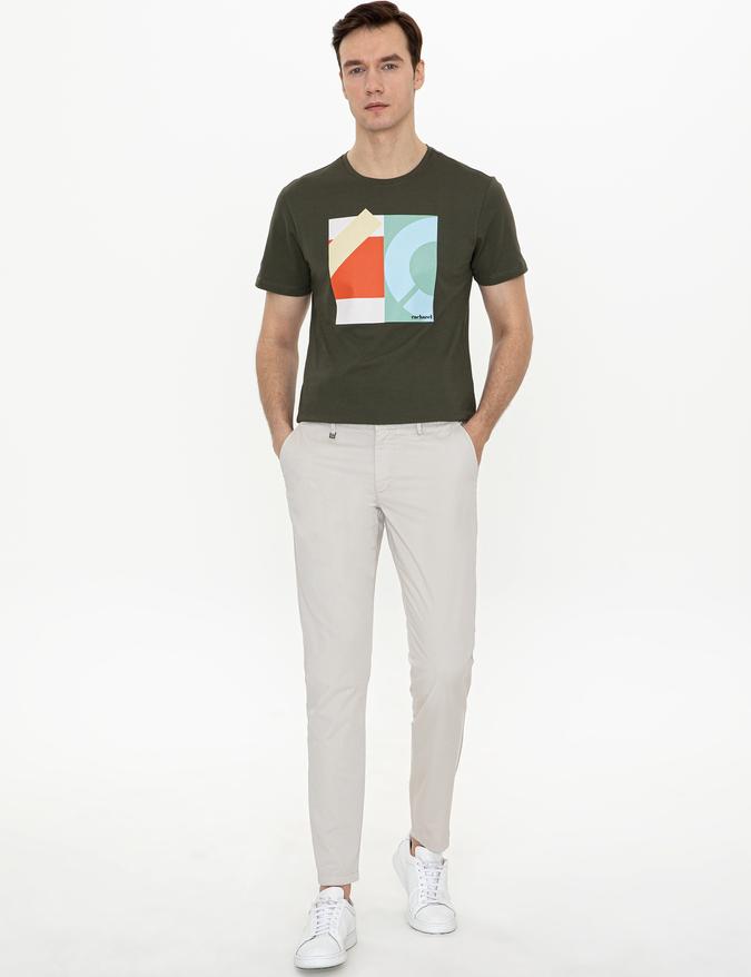 Taş Slim Fit Kanvas Pantolon