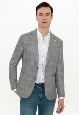 Yeşil Ekstra Slim Fit Spor Ceket